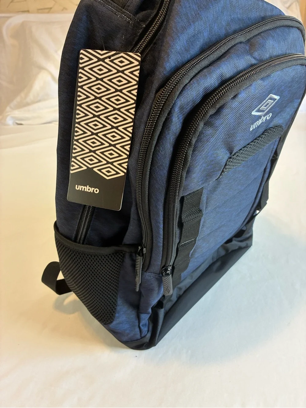 Umbro Dark Blue Backpack with Black Accents